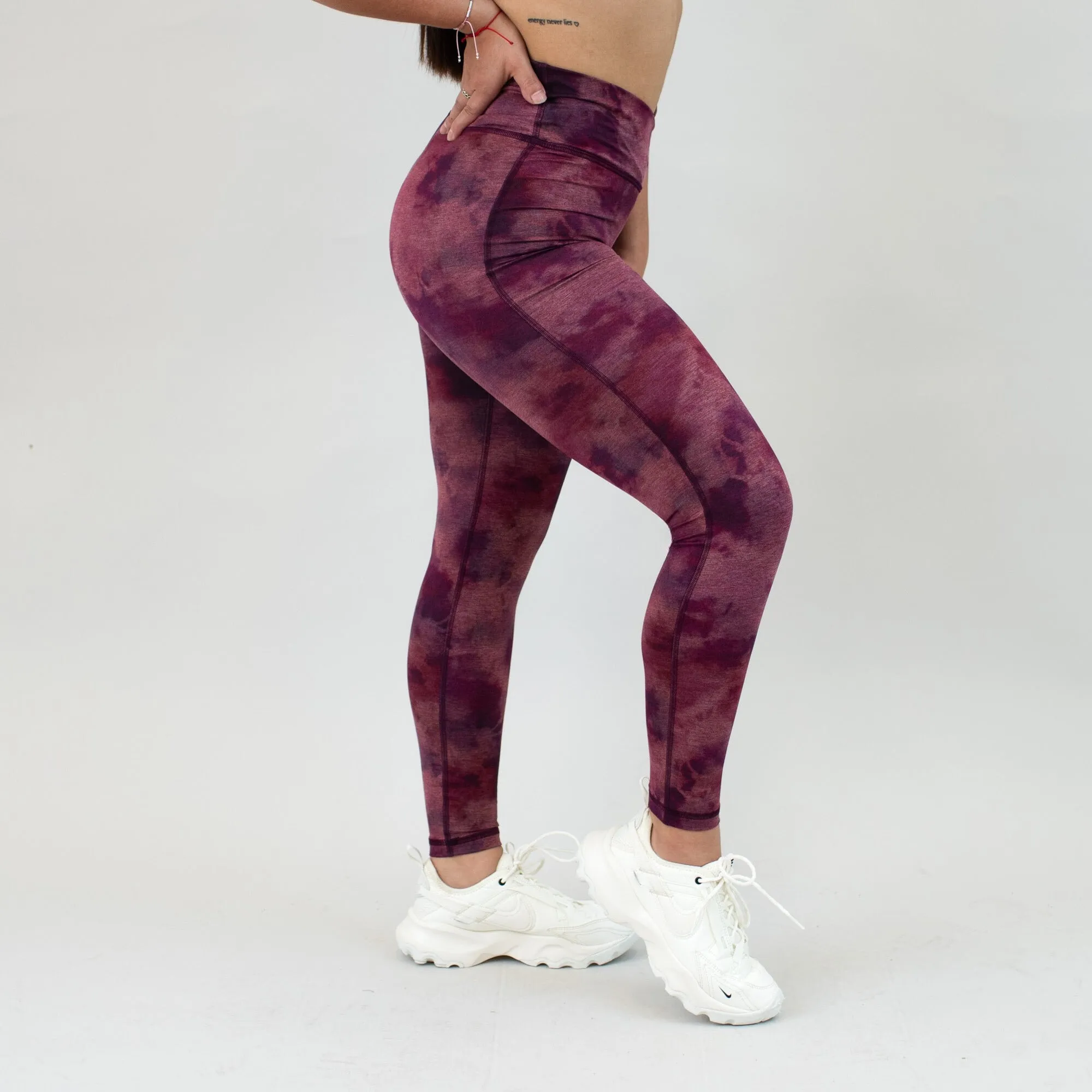 V Waistband Legging 25" - No Front Seam - Mid High Rise