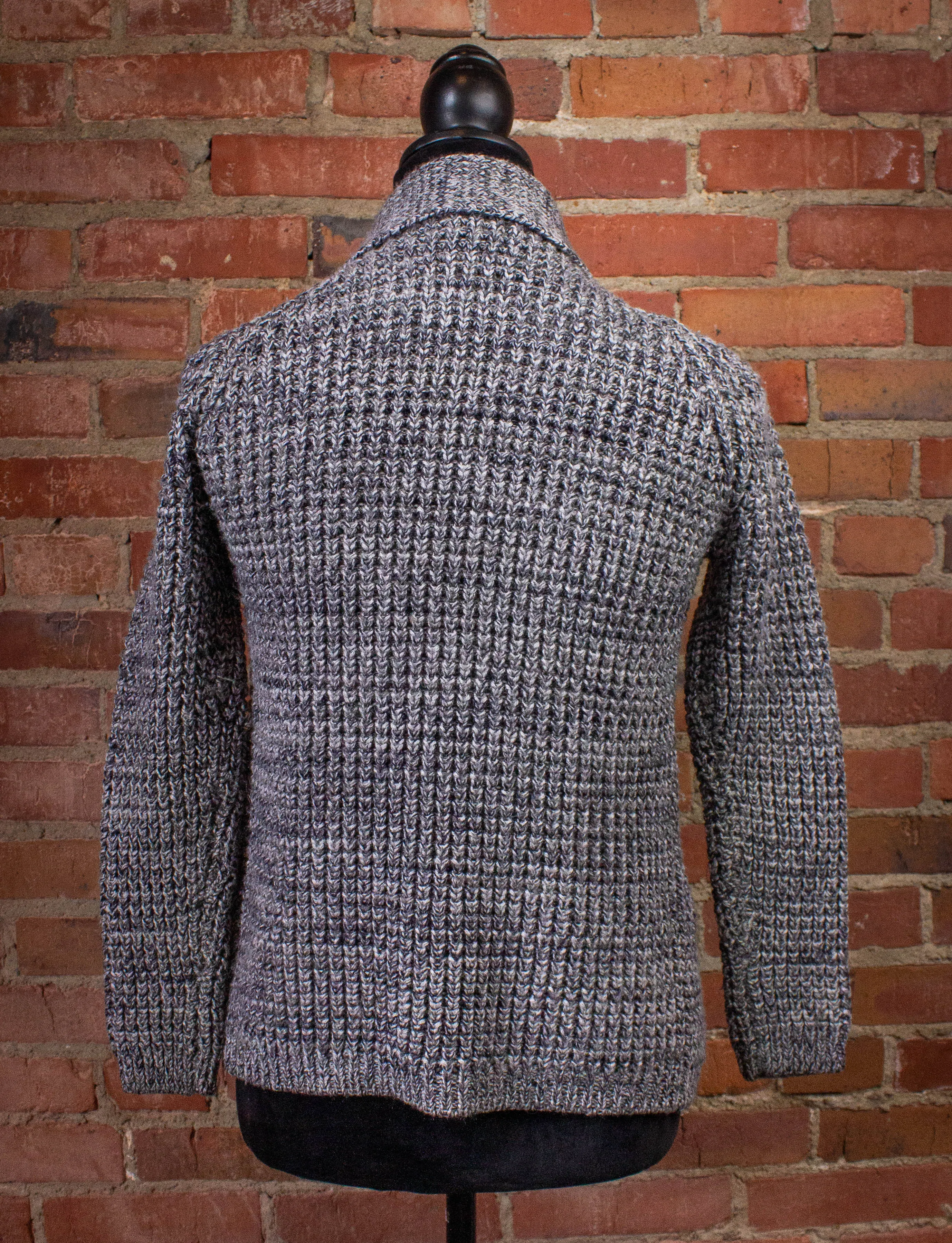 Vintage Rosanna Knit Cardigan 70s Gray XS